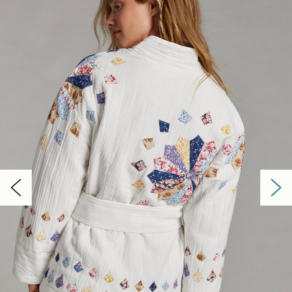 Anthropologie quilted jacket NWT new sz small - Picture 5 of 9